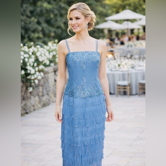 lally Dresses & Skirts - 💙 Elegant Blue Maxi Dress for Weddings & Special Occasions
